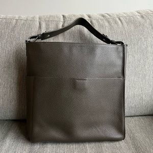 AllSaints Pebbled Leather Convertible Crossbody Bag